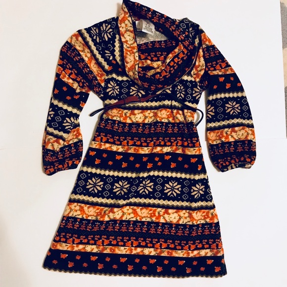 Bonnie Jean Other - Girls cowl neck dress with belt Bonnie Jean Other - Girls cowl neck dress with belt